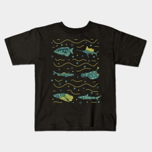 Fishes in the sea Kids T-Shirt